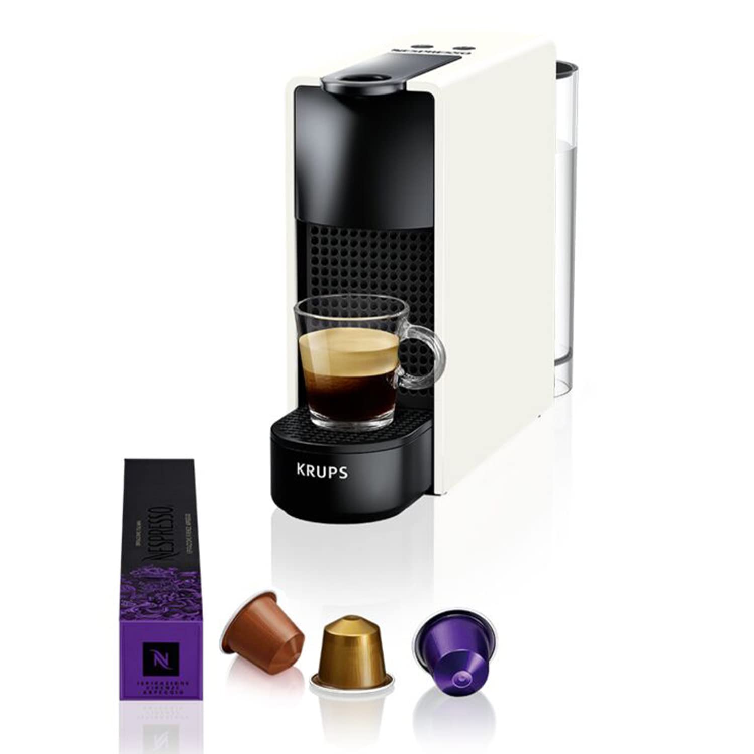Innovexy – Machine à Café à Capsules Compacte, Espresso & Lungo, Blanc