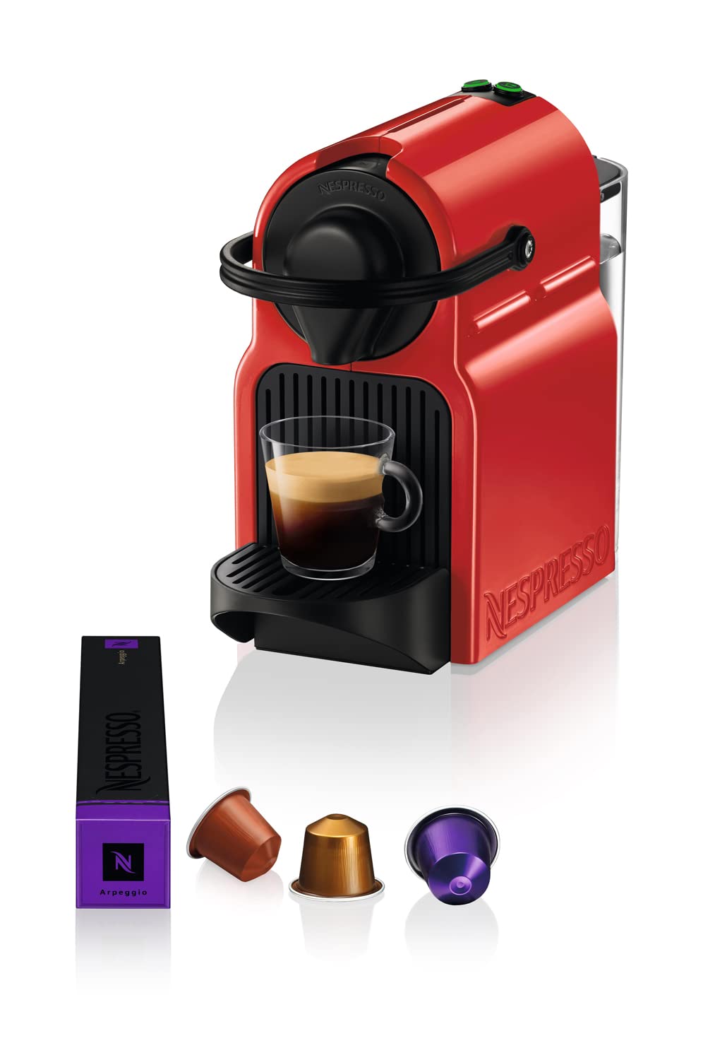 Innovexy – Machine à Café à Capsules Espresso, 19 Bars, Réservoir 0,7 L, Rouge Rubis