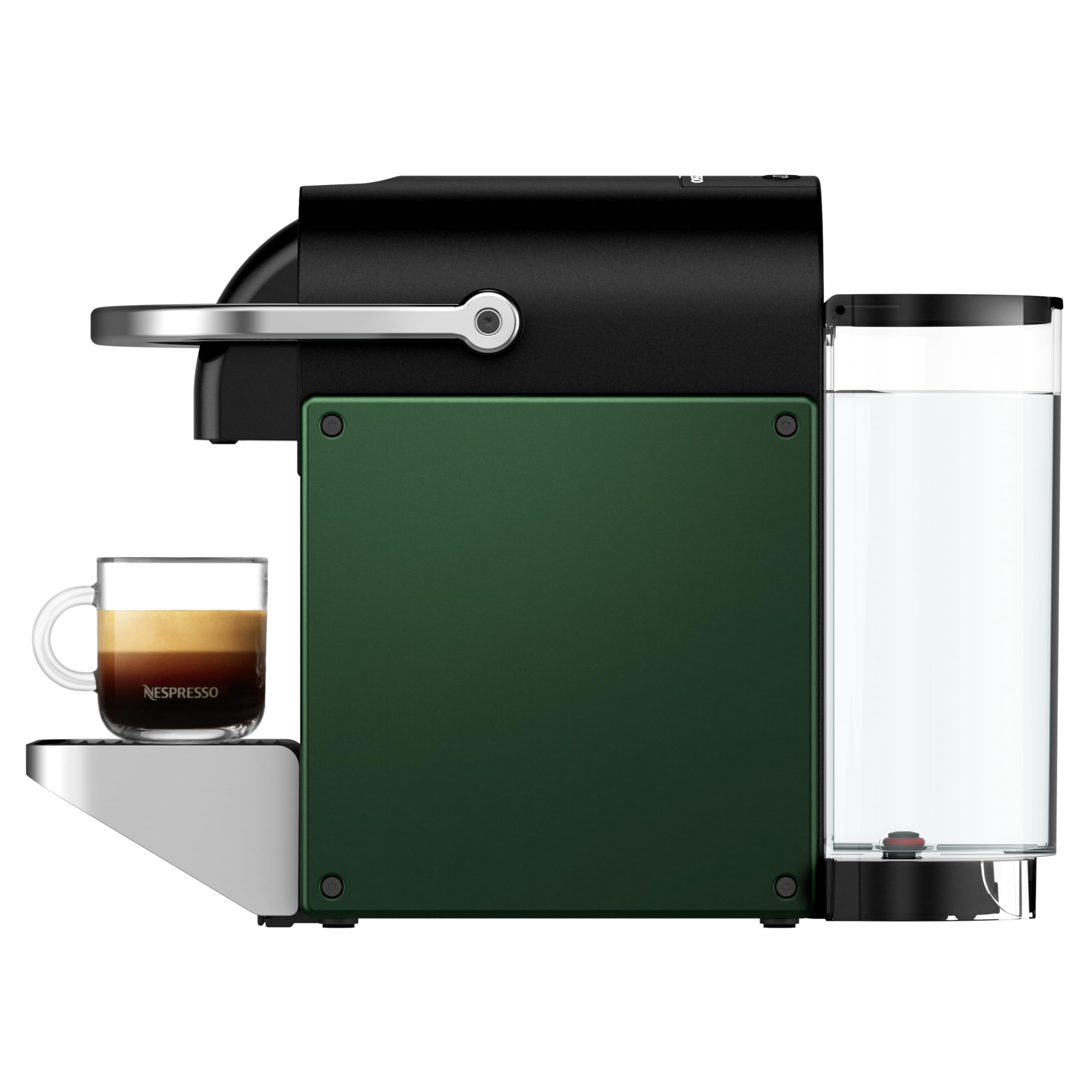Innovexy – Machine à Café à Capsules Espresso & Lungo, Design Métal Compact, Vert Foncé